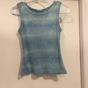 Blue Sleeveless Women's tank top